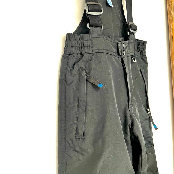 Slalom Black Youth Ski Snow Overalls Size S - Picture 4 of 6